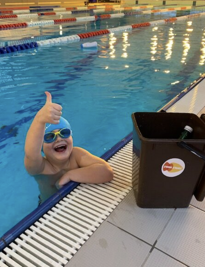 Bac de tri en piscine
